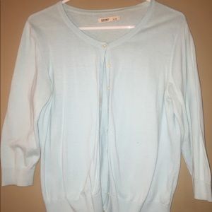 Baby blue, cardigan